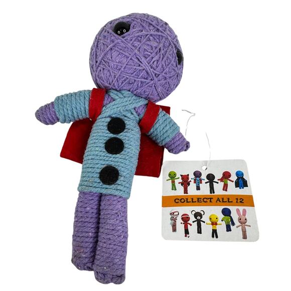5 for $25| Parkway Toys 2011 String Dolls 8" Purple Back to School NWT - Picture 4 of 5